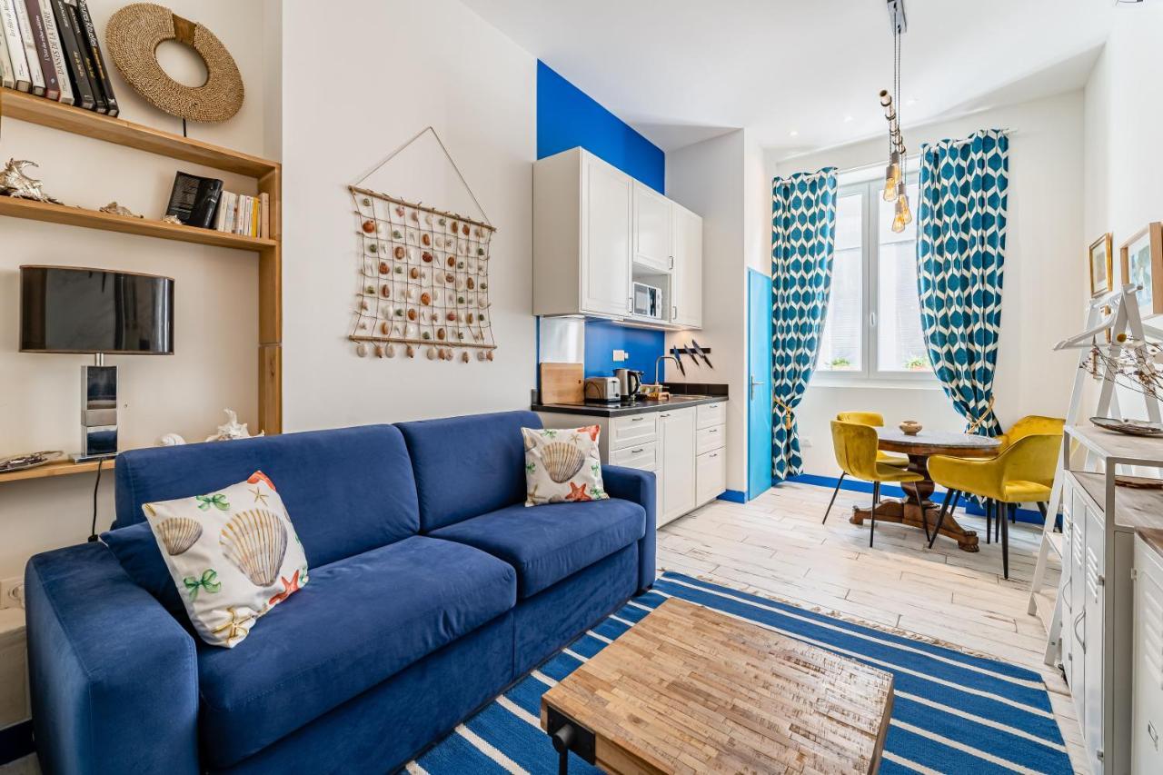 Studio Shell 26M2, 120M Vieux-Port, Clim, Wifi, Acces Autonome Avec Code Marseille Kültér fotó