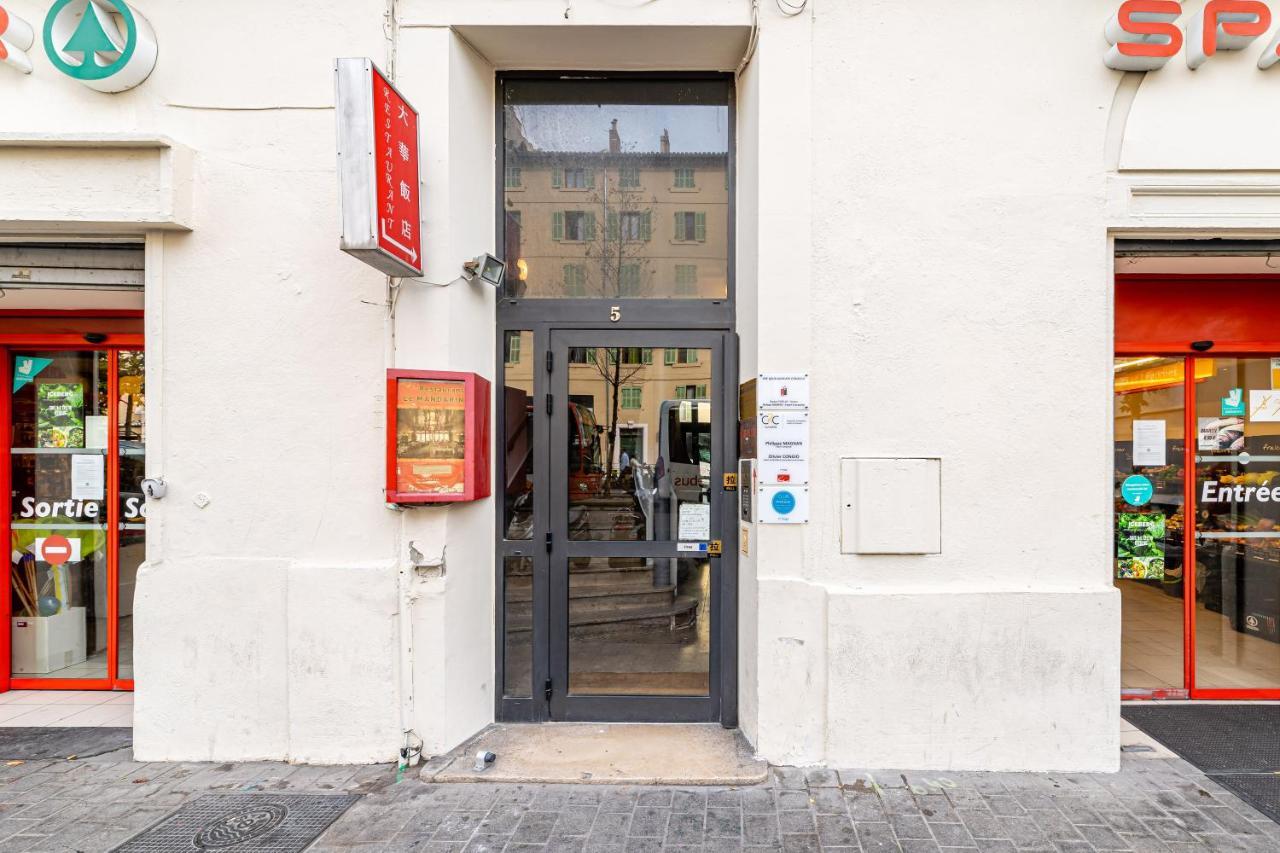 Studio Shell 26M2, 120M Vieux-Port, Clim, Wifi, Acces Autonome Avec Code Marseille Kültér fotó